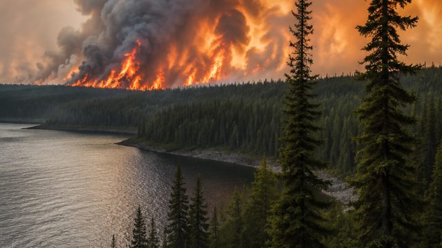 Labrador's Emerillon Lake South Wildfire Escalates Amid Summer Heat | pinjaman bank untuk karyawan s
