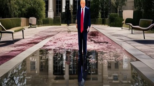 Trump Addresses Controversy Surrounding Reflecting Pool Damage | gadun slot minimal deposit, qq dewa
